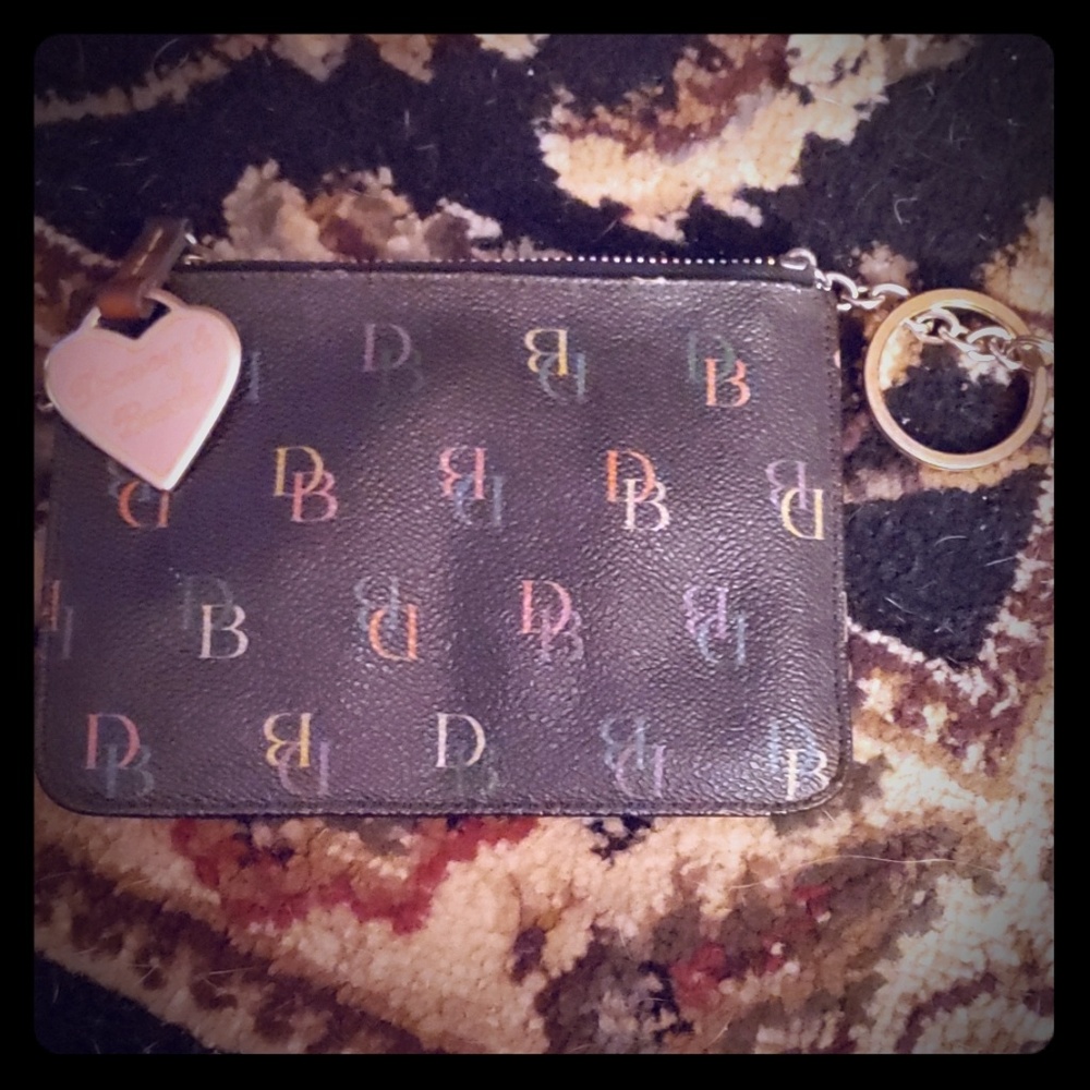 Dooney and Bourke key ring/change purse